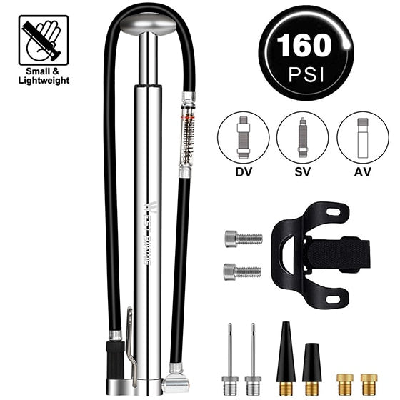 160PSI High Pressure Floor Pump - Golden Value SG