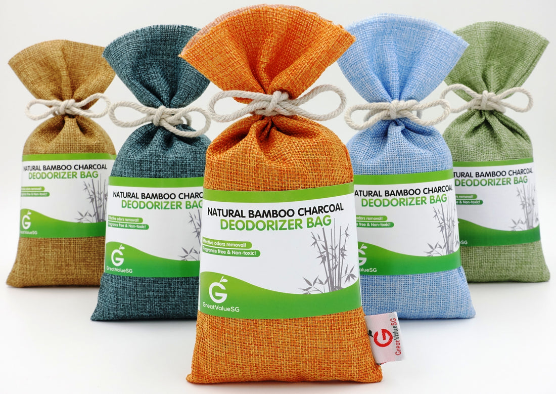 Great Value SG line of Natural Bamboo Charcoal Deodorizing Bags
