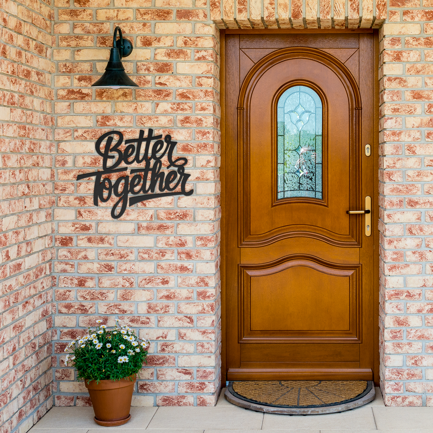 Better_Together_Metal_Sign_Black_Brick_Entrance_Mockup.png