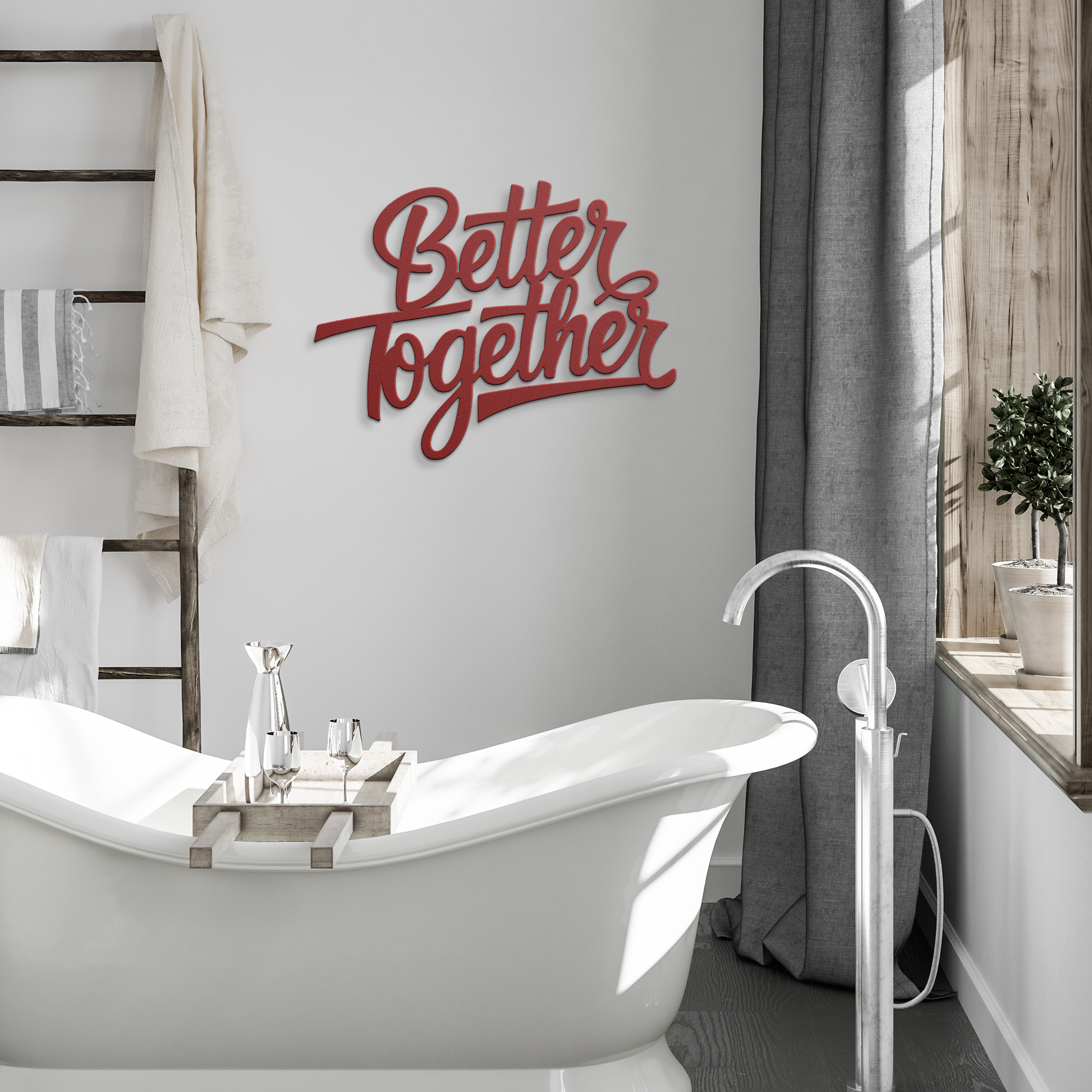 Better_Together_Metal_Sign_Red_Modern_Bathroom_Mockup.png