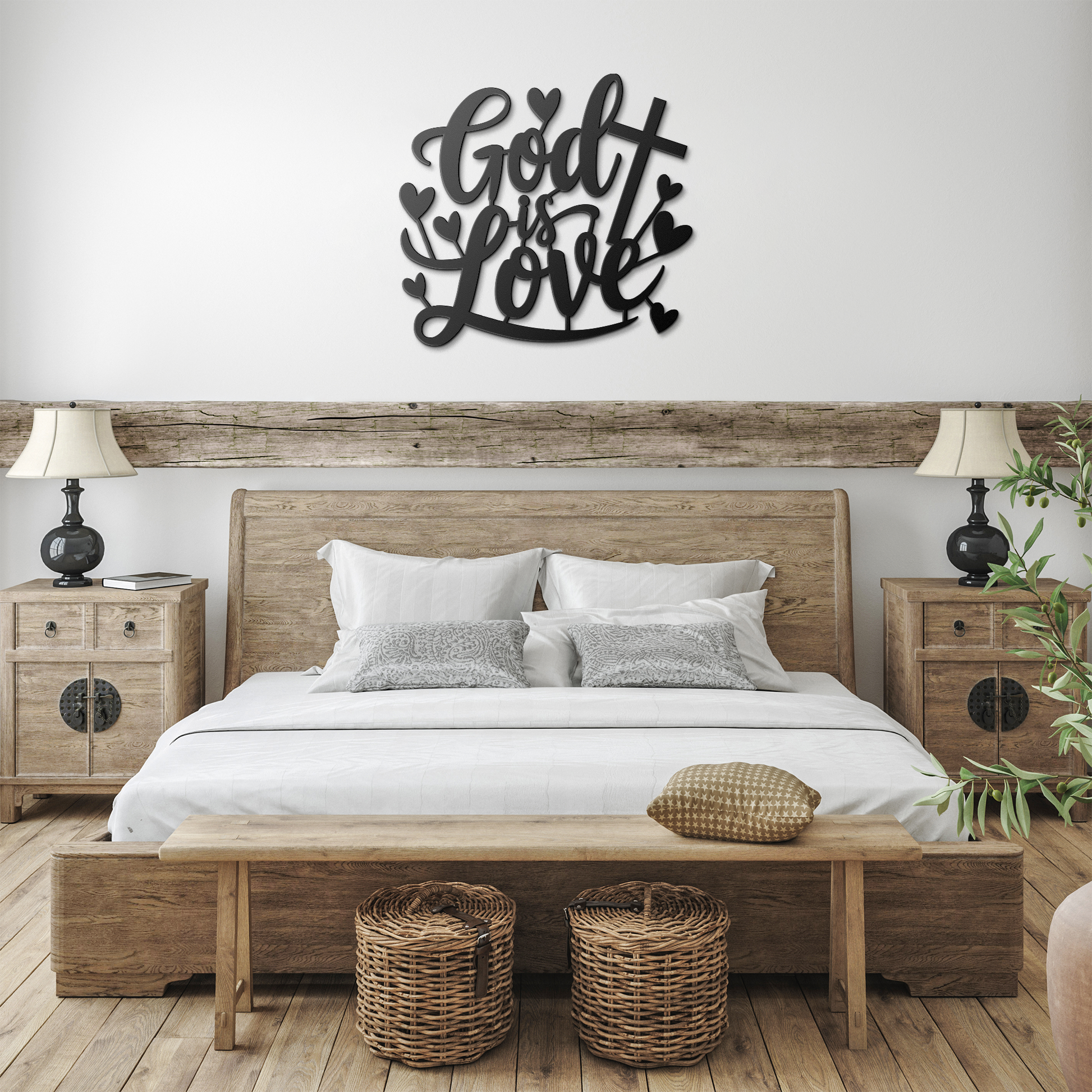 Christian_Metal_Art_-_God_is_Love_Black_Farmhouse_Bedroom_Mockup.png