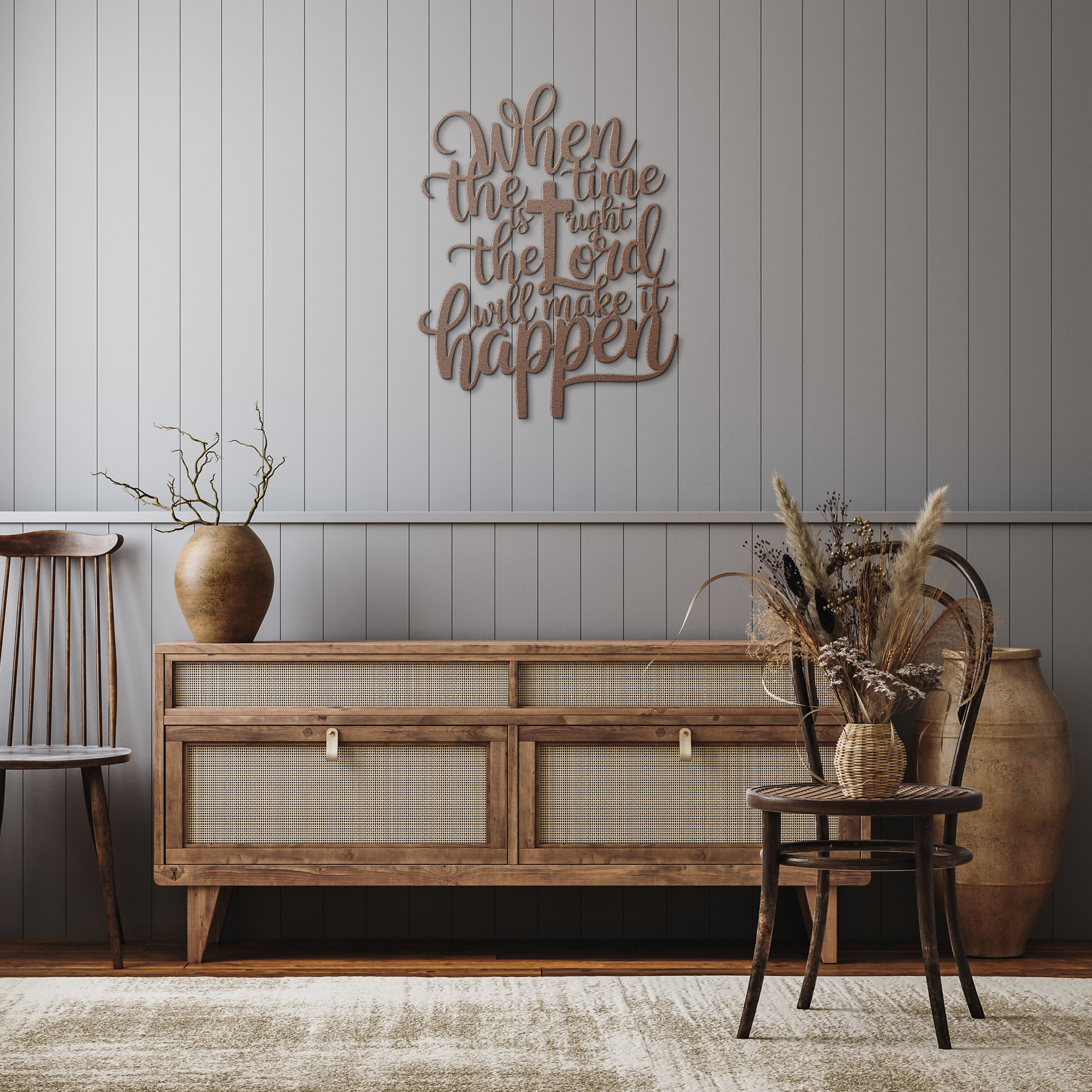 Christian_Metal_Art_-_When_the_time_is_r_Copper_Rustic_Hallway_Mockup.png