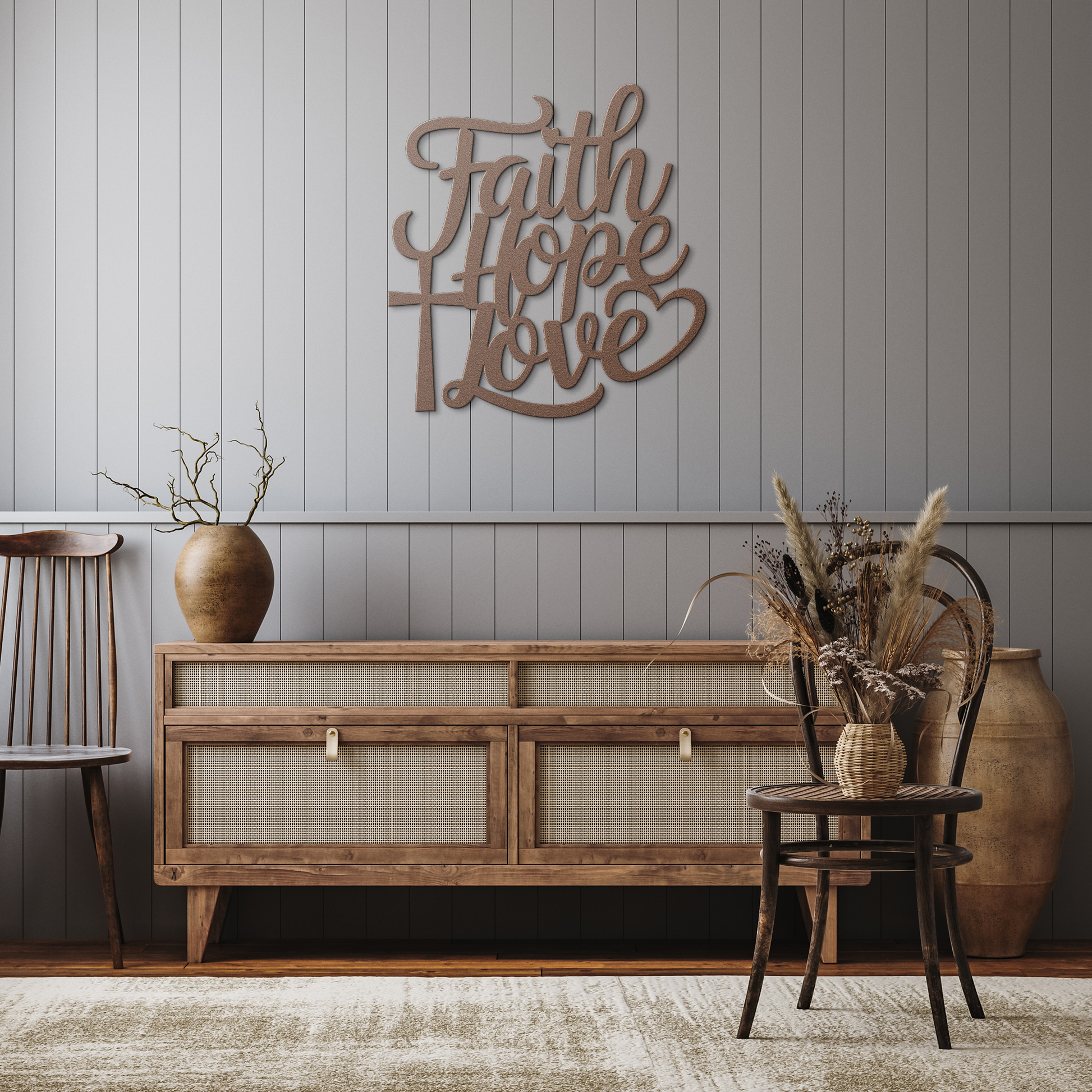 Christian_Metal_Sign_-_Faith_Hope_Love_Copper_Rustic_Hallway_Mockup.png