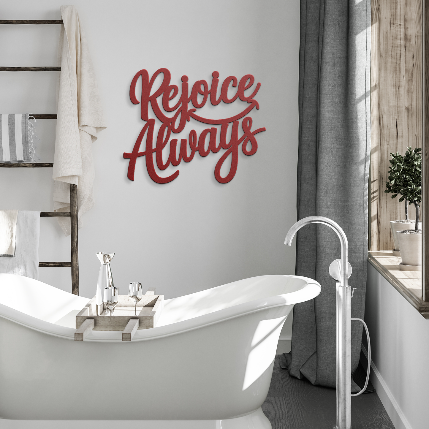 Christian_Metal_Sign_-_Rejoice_Always_Red_Modern_Bathroom_Mockup.png