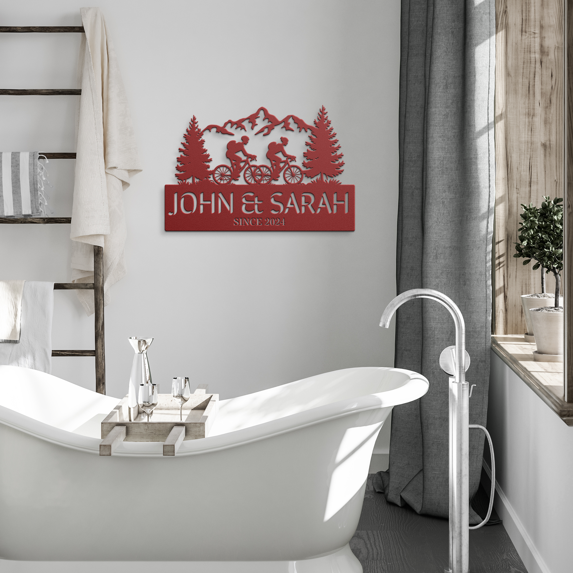 Cycling_Couple_In_the_Mountain_Metal_Art_Red_Modern_Bathroom_Mockup.png