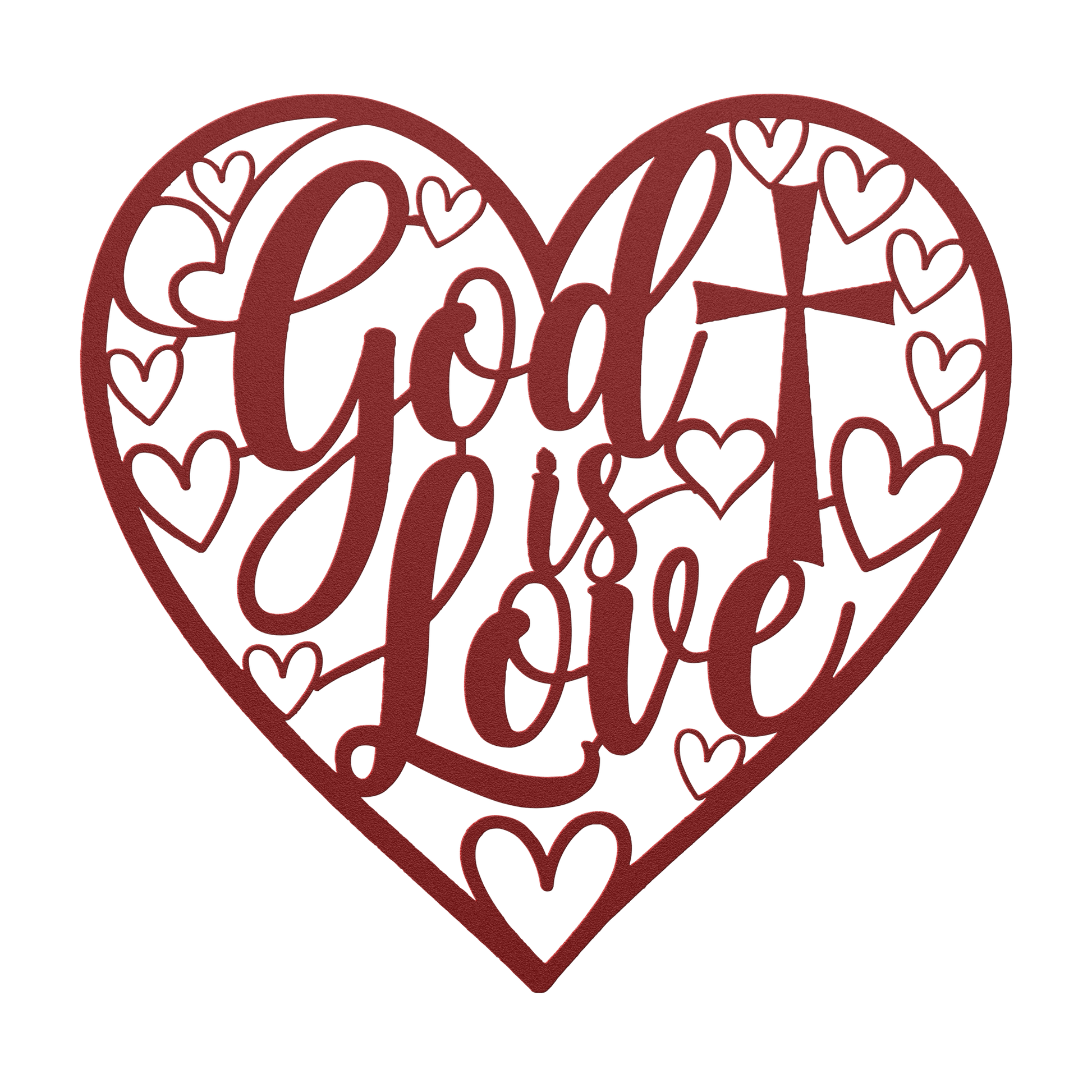 God_Is_Love_Christian_Metal_Sign_Red_Transparent_Mockup.png