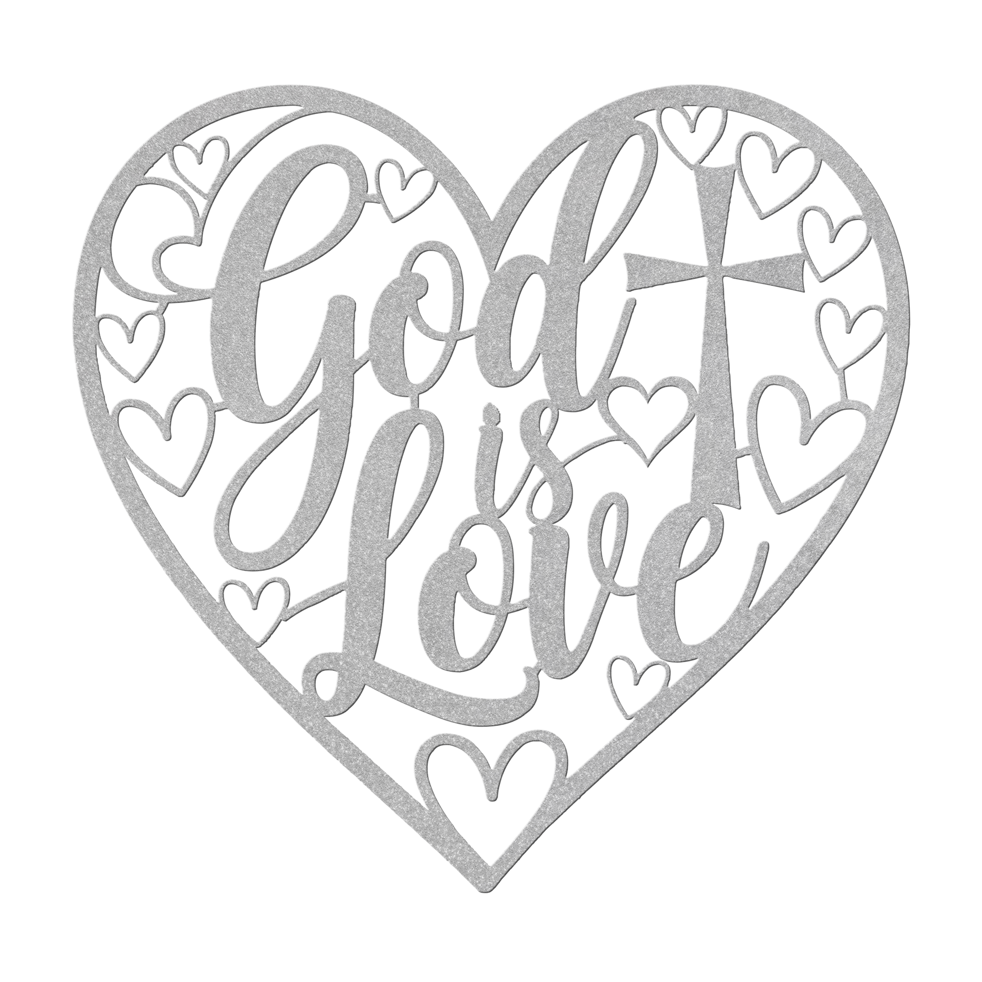 God_Is_Love_Christian_Metal_Sign_Silver_Transparent_Mockup.png