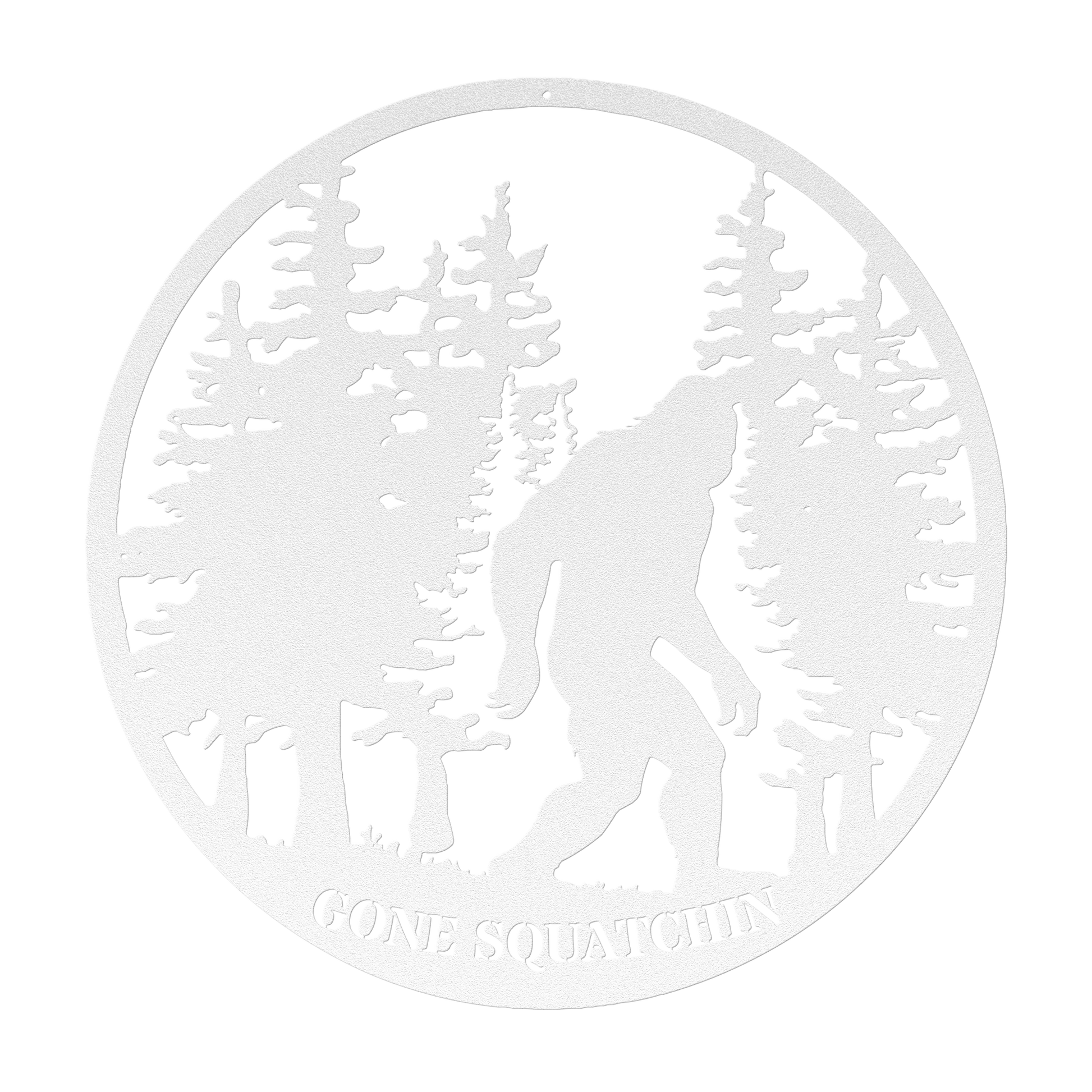 Gone_Squatchin_Bigfoot_Metal_Sign_White_Transparent_Mockup.png