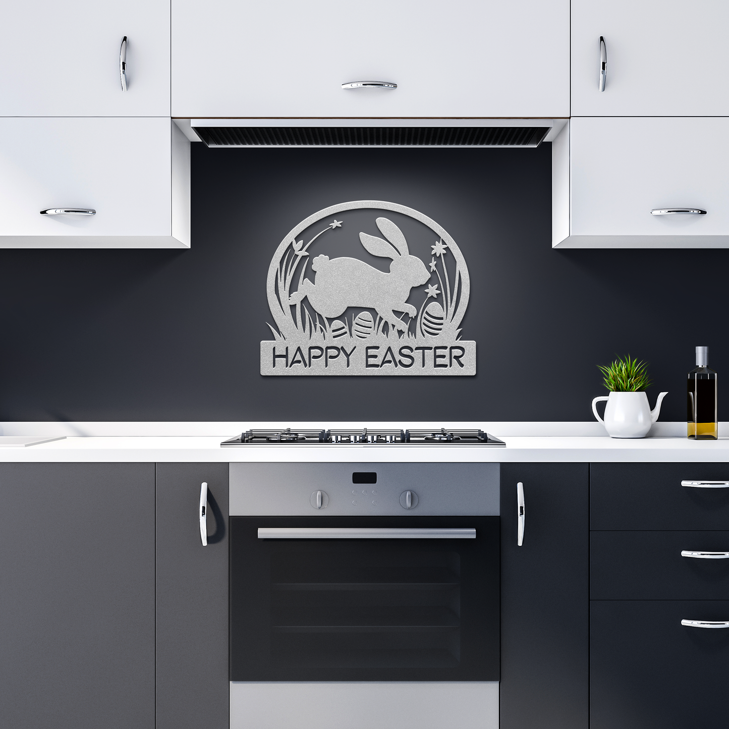 Happy_Easter_Metal_Sign_Silver_Dark_Kitchen_Mockup.png