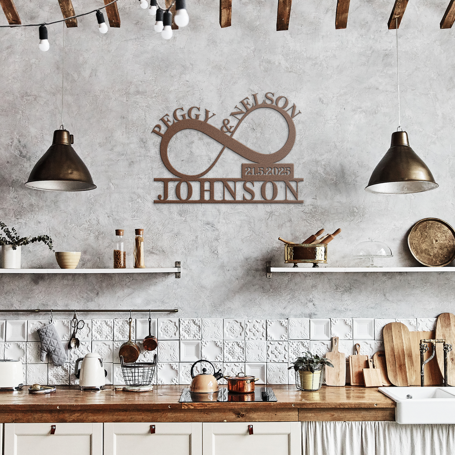Infinity_Couple_Metal_Sign_Copper_Rustic_Kitchen_Mockup.png