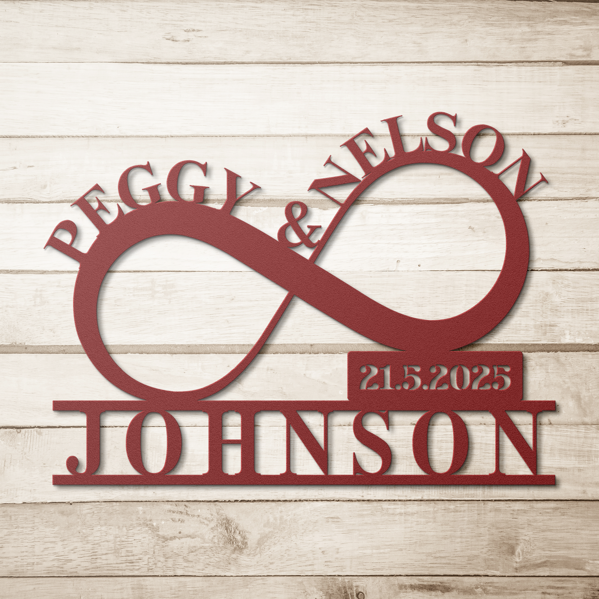 Infinity_Couple_Metal_Sign_Red_Simple_Wood_BKGD_Mockup.png
