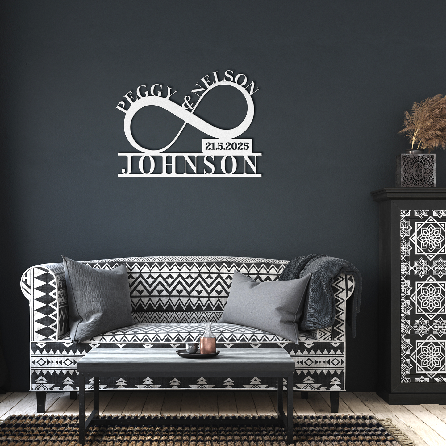 Infinity_Couple_Metal_Sign_White_Dark_Living_Room_Mockup.png