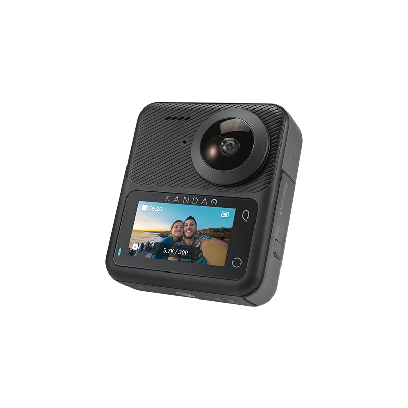 KanDao QooCam3 panoramic action camera 5.7K HD anti-shake waterproof action camera Vlog skiing diving outdoor motorcycle riding