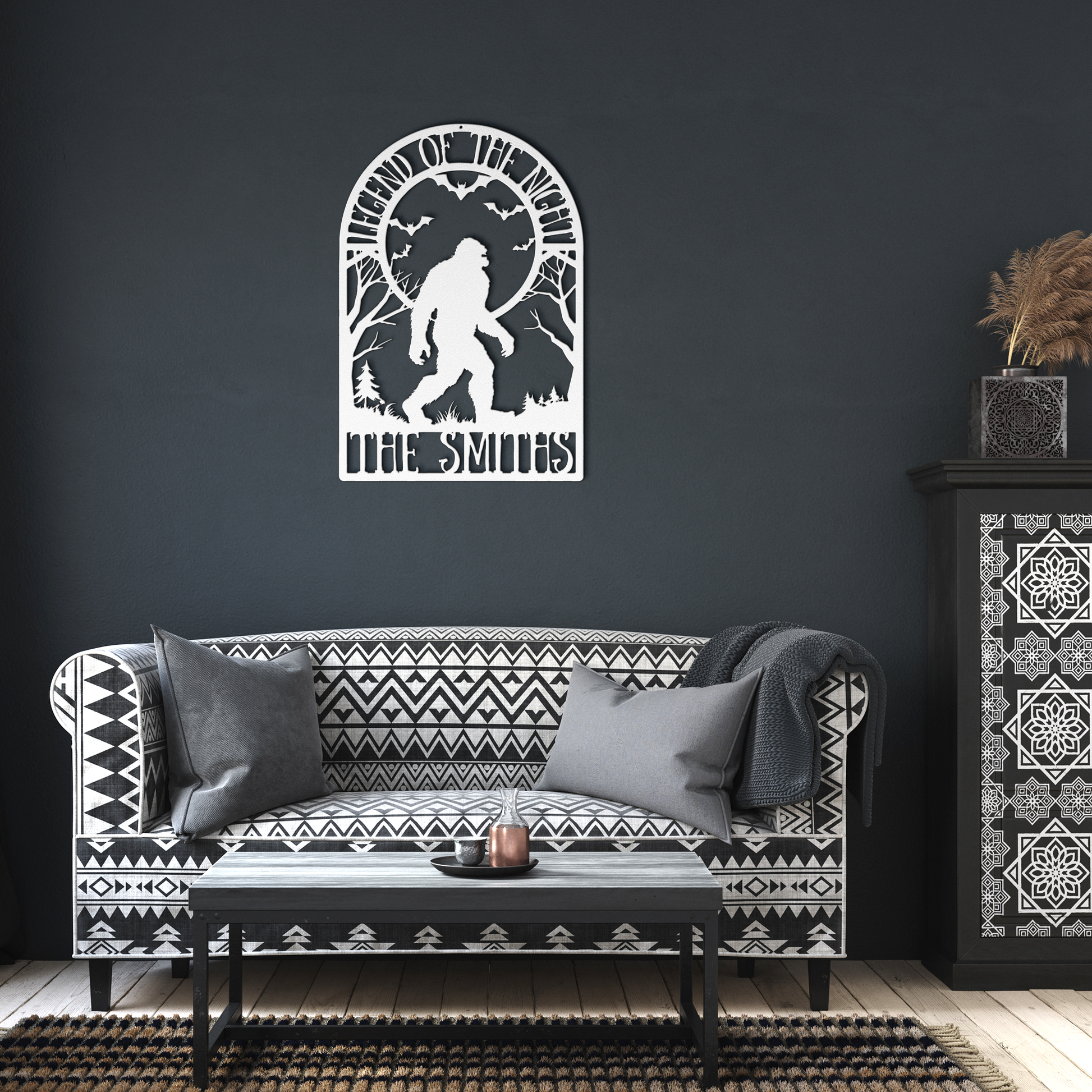 Legend_of_the_Night_Metal_Sign_White_Dark_Living_Room_Mockup.png