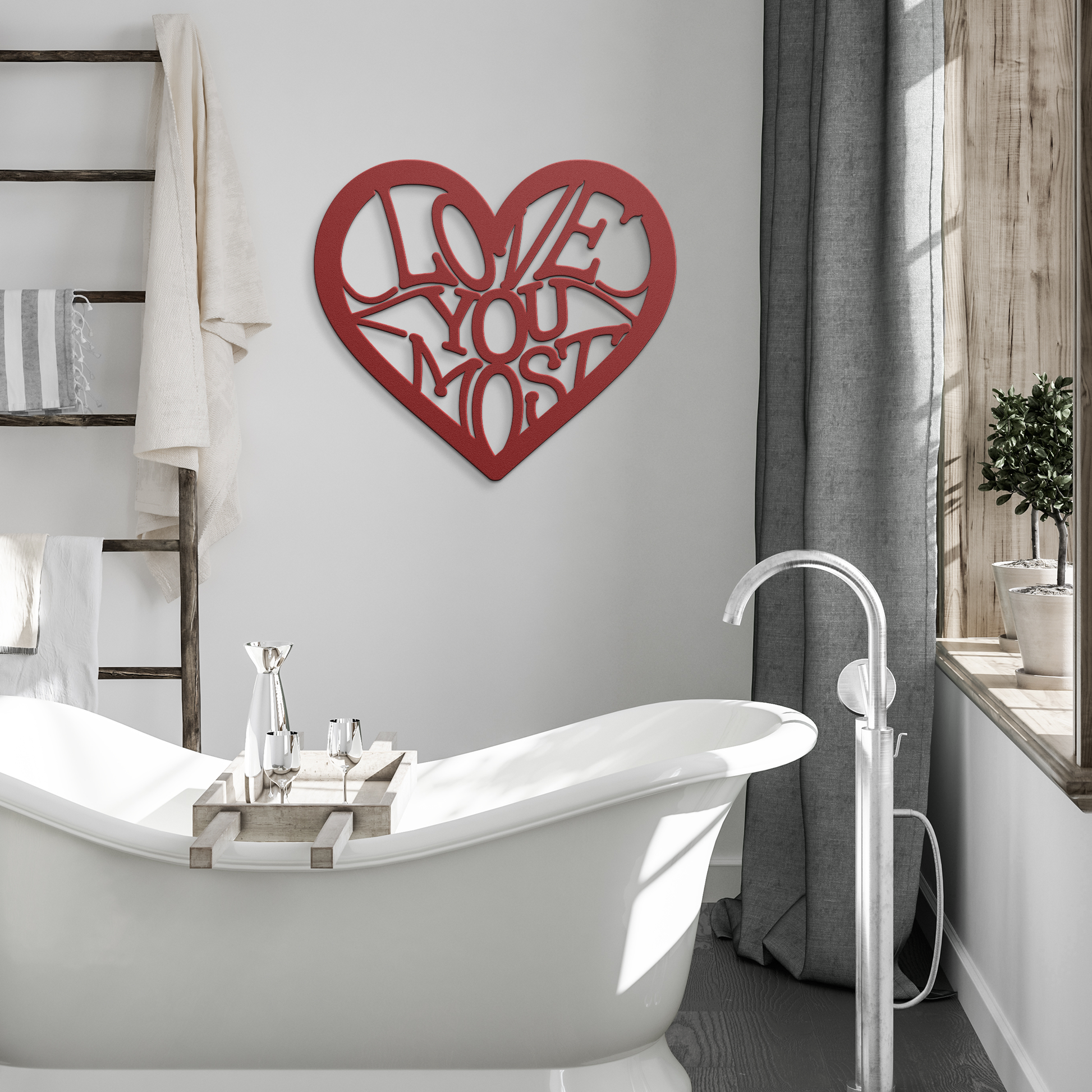 Love_You_Most_Metal_Wall_Art_Red_Modern_Bathroom_Mockup.png