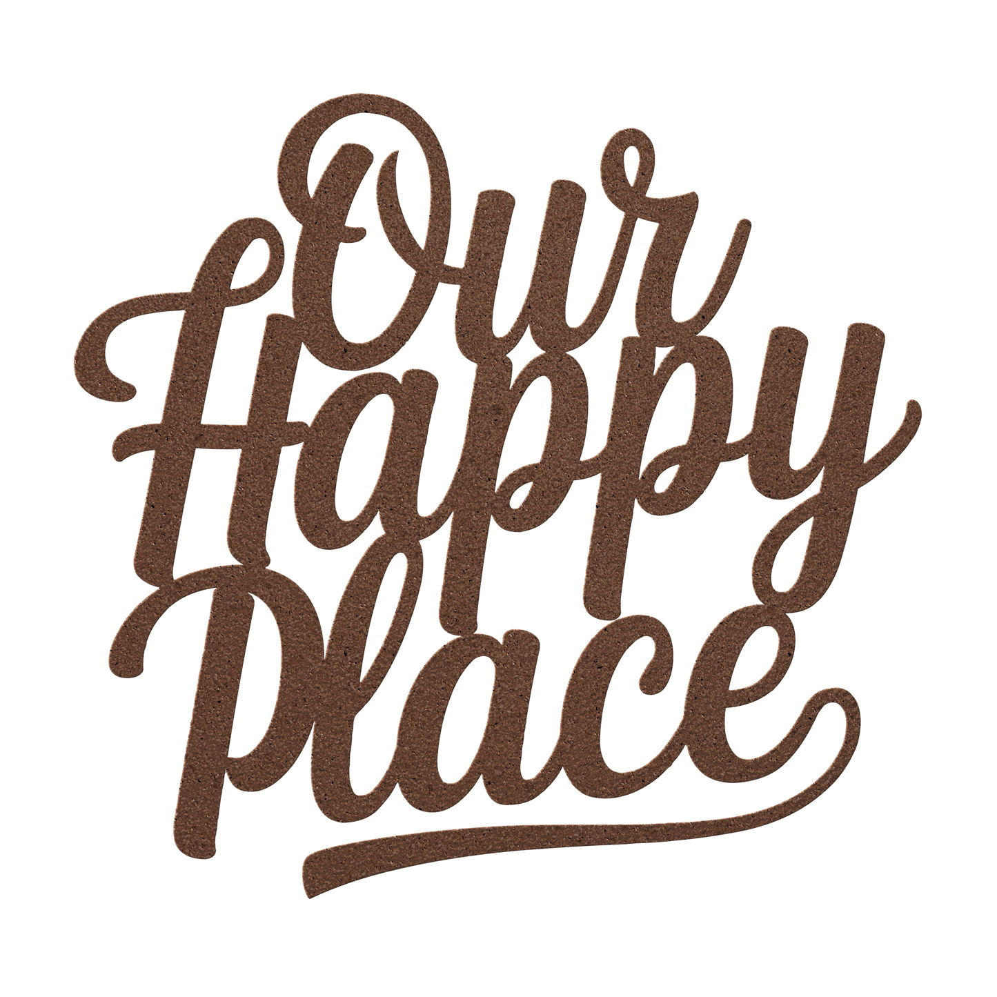 Our_Happy_Place_Metal_Sign_Copper_Transparent_Mockup.png