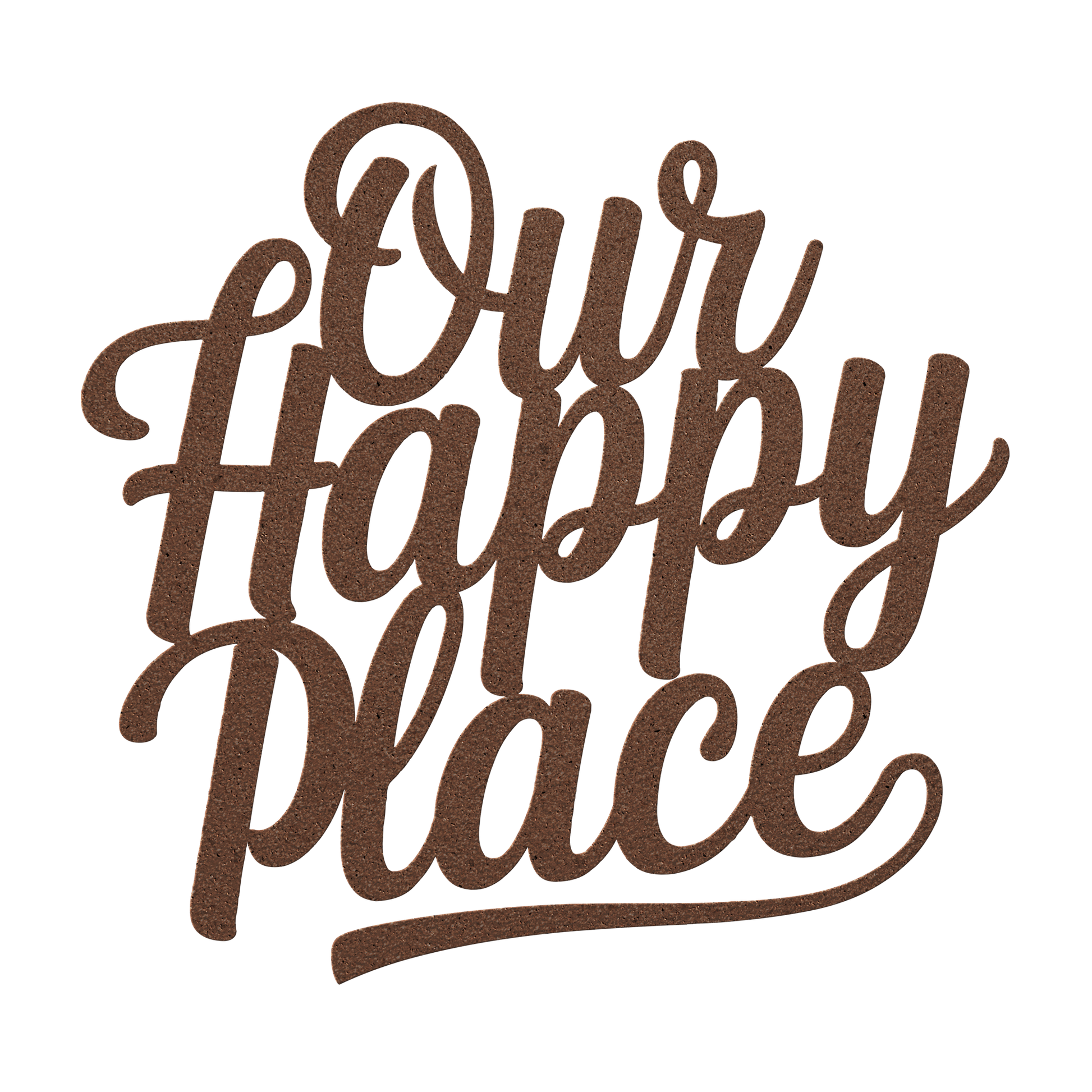 Our_Happy_Place_Metal_Sign_Copper_Transparent_Mockup.png