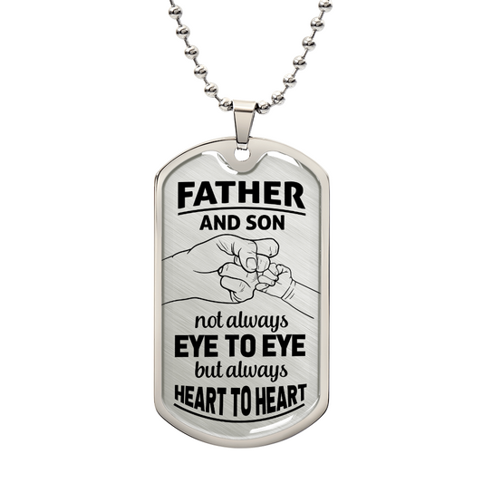 Always Heart To Heart - Dog Tag & Ball Chain from ShineOn Fulfillment