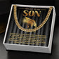 To Son, You'll Always Shine - Cuban Link Chain