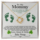 To my mommy, ShineOn Fulfillment personalized shamrock necklace.