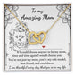 To Mom, Be My Mom - Interlocking Hearts Necklace
