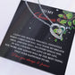 The Soulmate-You Still Do - Forever Love Necklace comes on a card with a romantic message and holly illustrations, offering a timeless personalized gift for your soulmate.