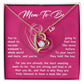 To Mom To Be, Someone's Whole World - Forever Love Necklace