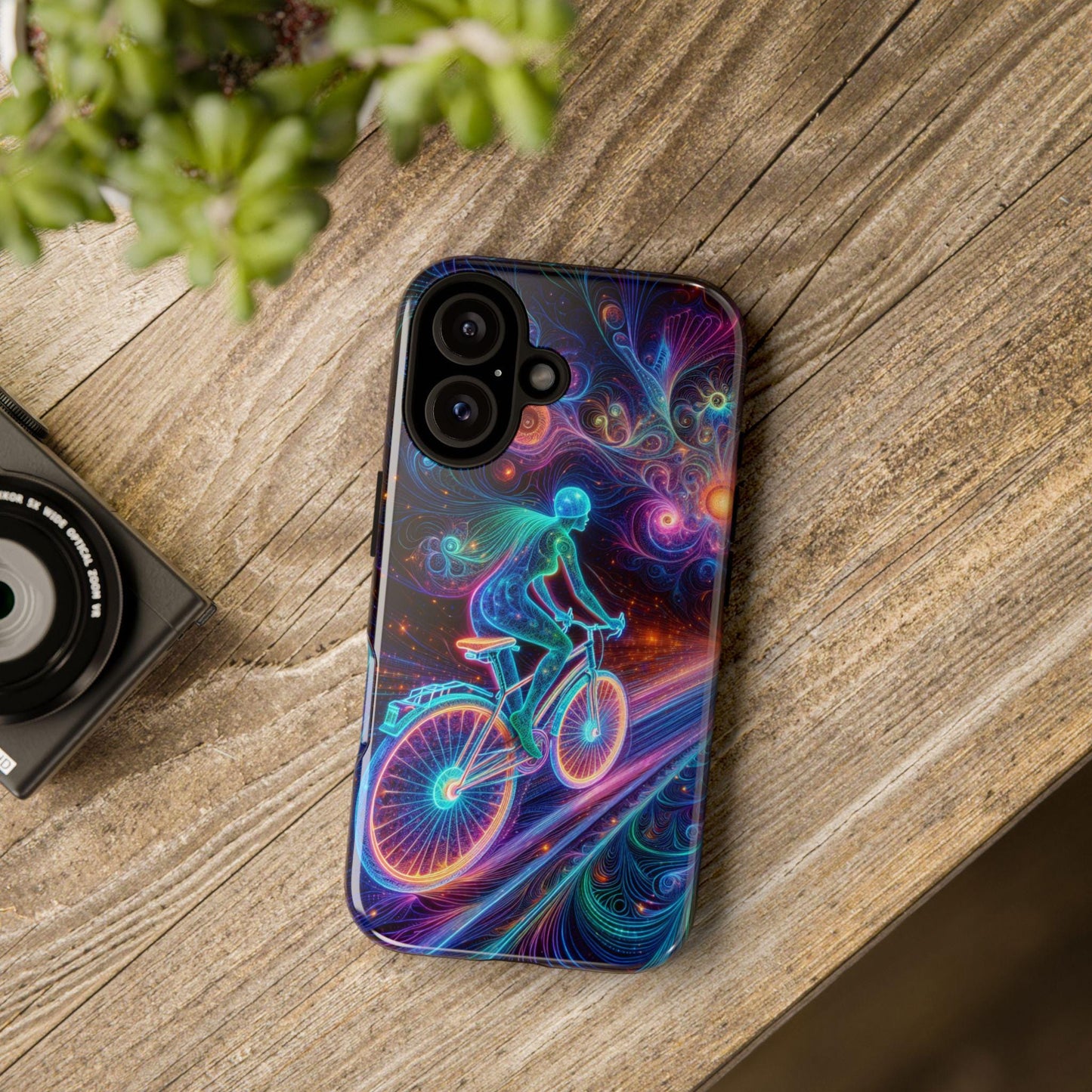 Female Cyclist Cycling Phone Case, Cover For iPhone 16 15 14 13 Plus Pro Max, Samsung Pixel, Birthday Valentines Day Gift For Bicycle Lovers