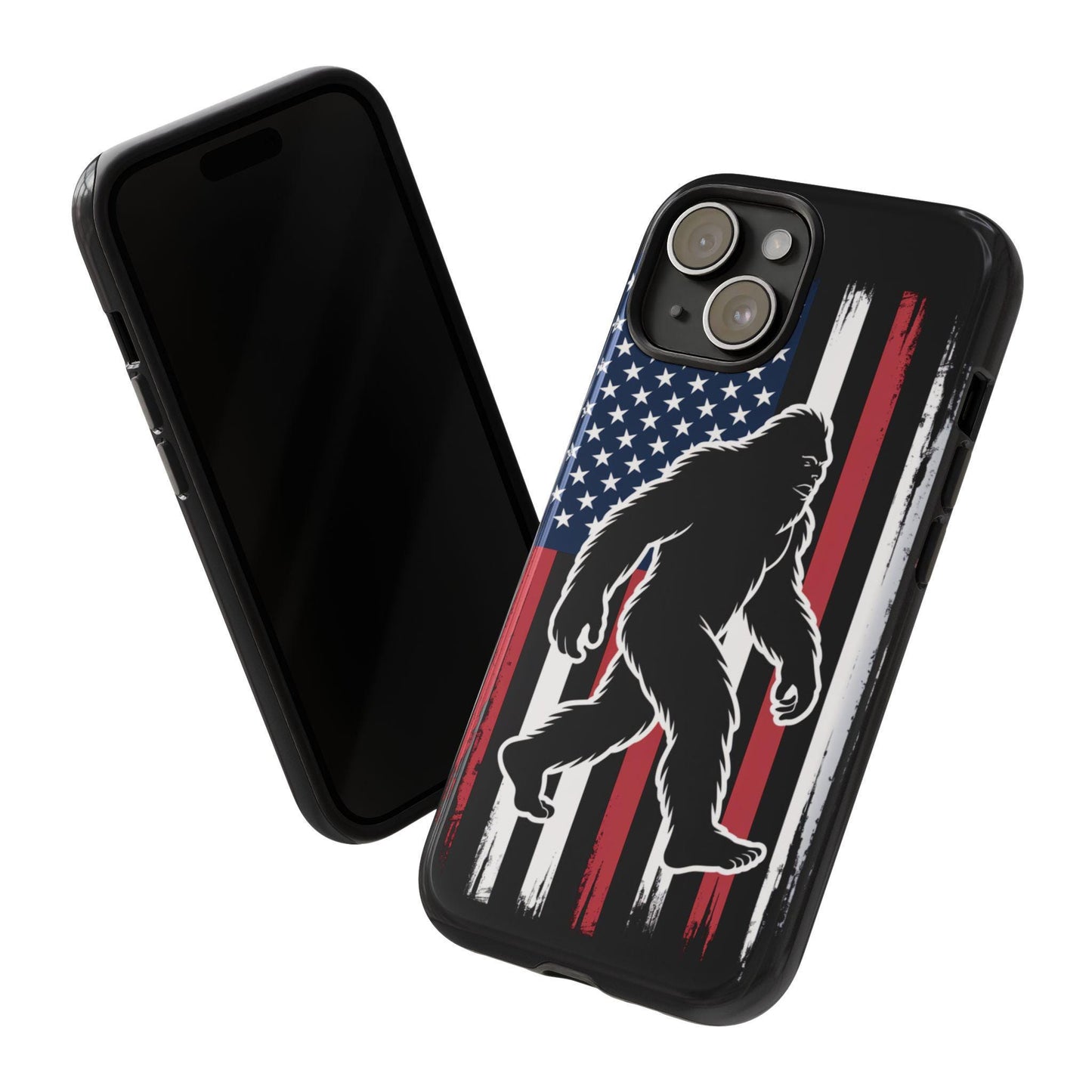 Bigfoot Silhouette Phone Case, Sasquatch Cover For iPhone 16 15 14 Pro Max 13 12 11 XS 8 Samsung Galaxy S25 S24 S23 S22 Pixel, Big foot Gift