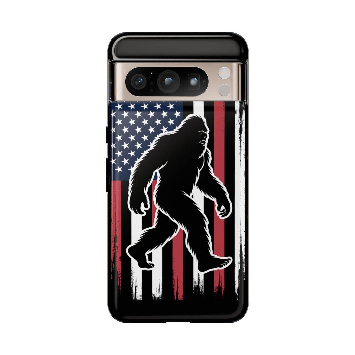 Bigfoot Silhouette Phone Case, Sasquatch Cover For iPhone 16 15 14 Pro Max 13 12 11 XS 8 Samsung Galaxy S25 S24 S23 S22 Pixel, Big foot Gift