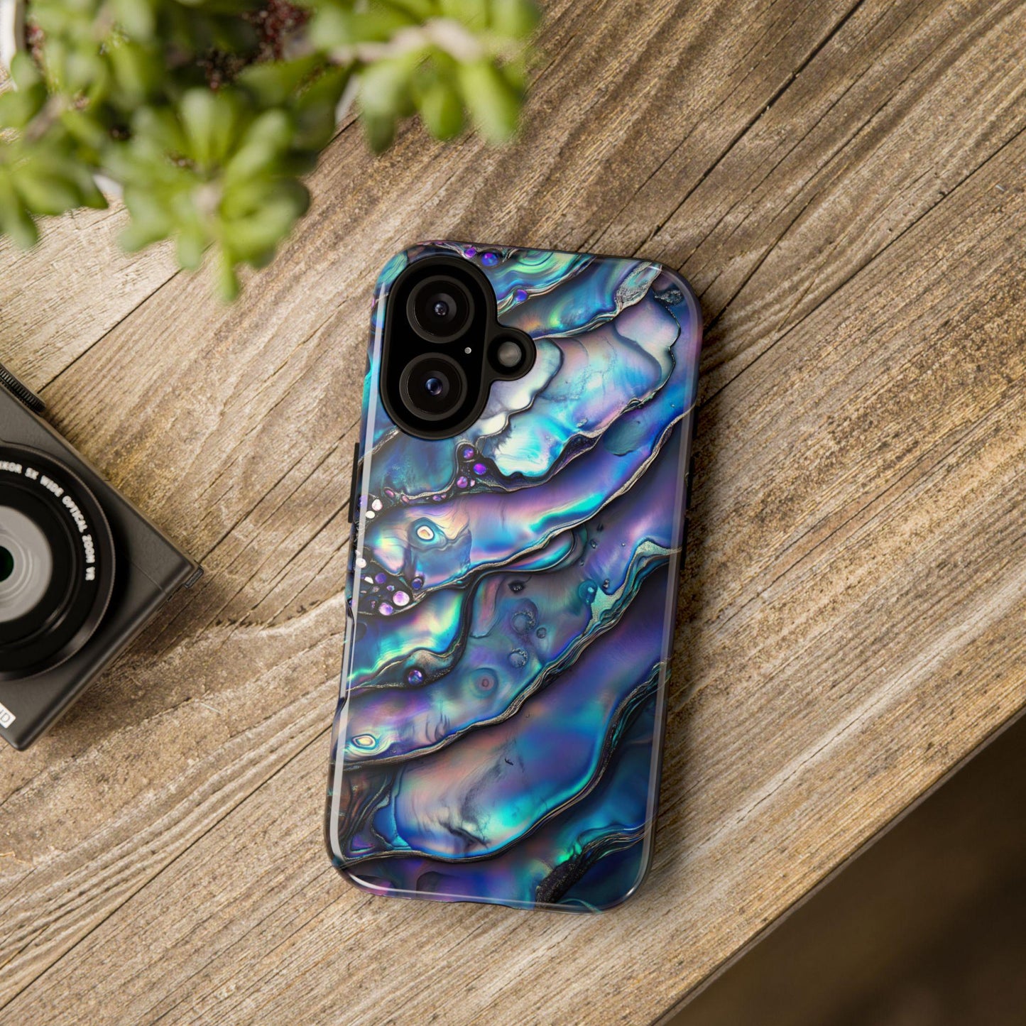 Unique Abalone Shell Phone Case for iPhone Pro Max Plus, Samsung Galaxy, Google Pixel Phones