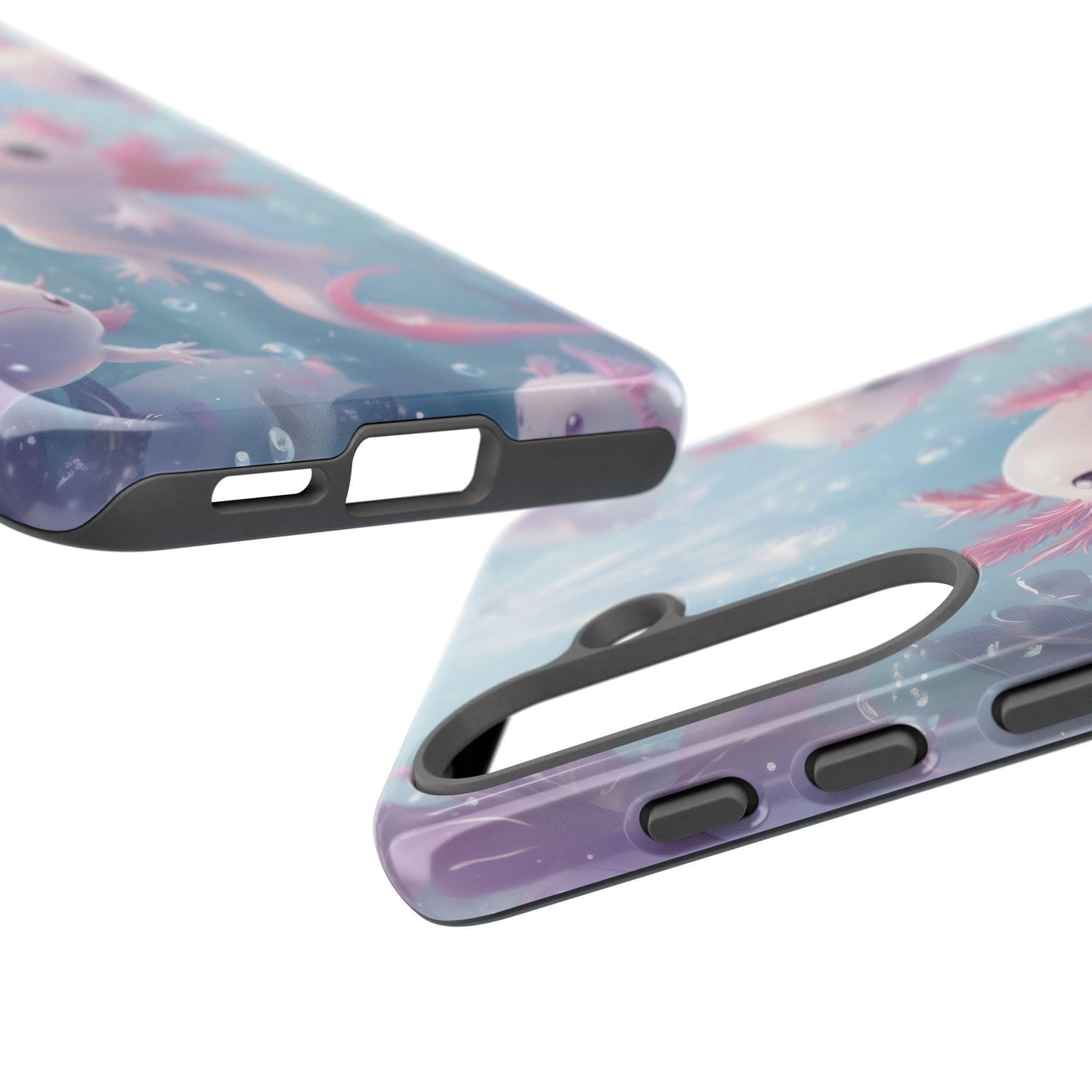 Cute Axolotl Salamander Phone Case, Kawaii Cover, Birthday Gift For Axolotl Lover, Fits Iphone 16 15 14 13 Pro Max, Samsung Galaxy, Pixel