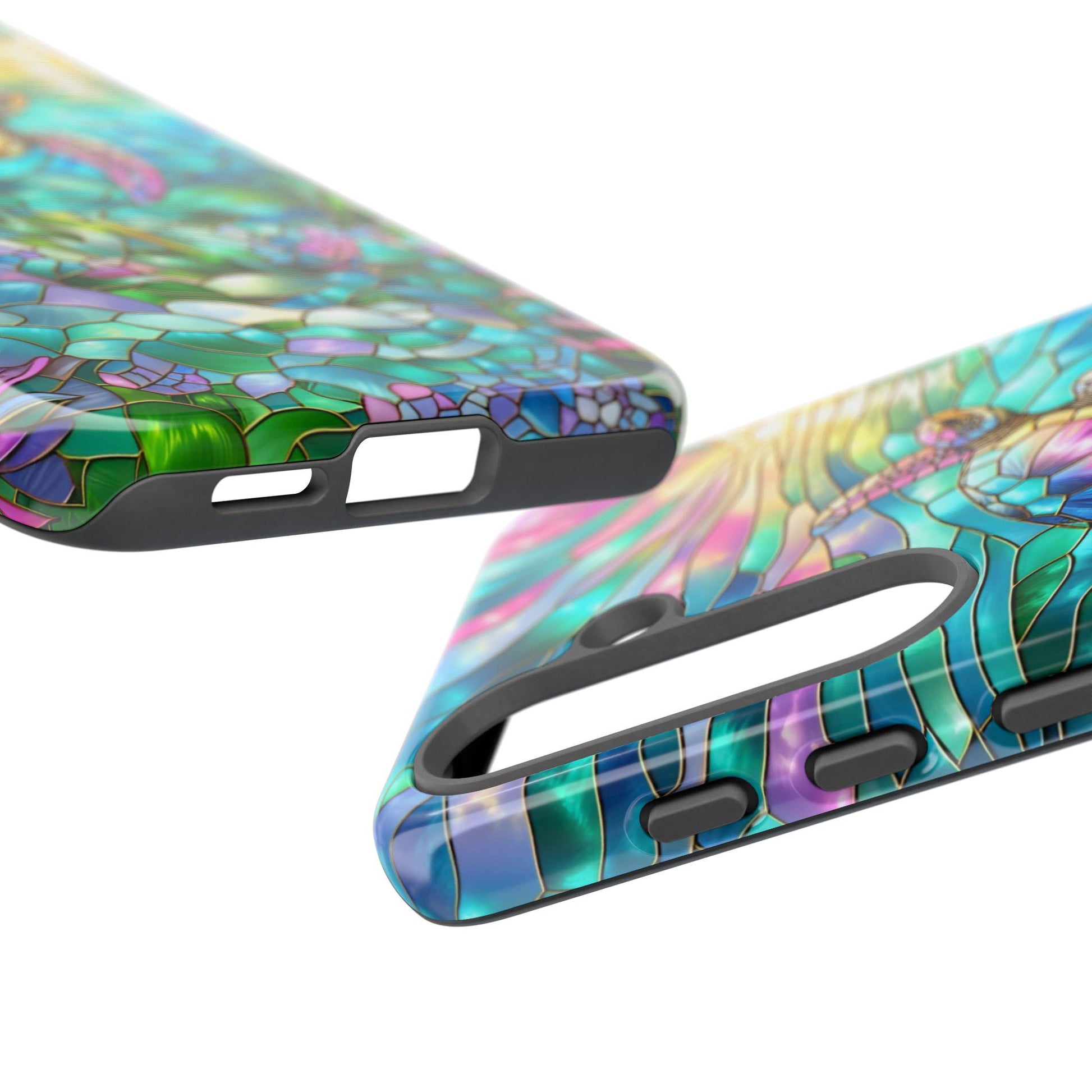 Stained Glass Sea Turtle Phone Case for iPhone, Samsung & Pixel: Vibrant Ocean Art Cover