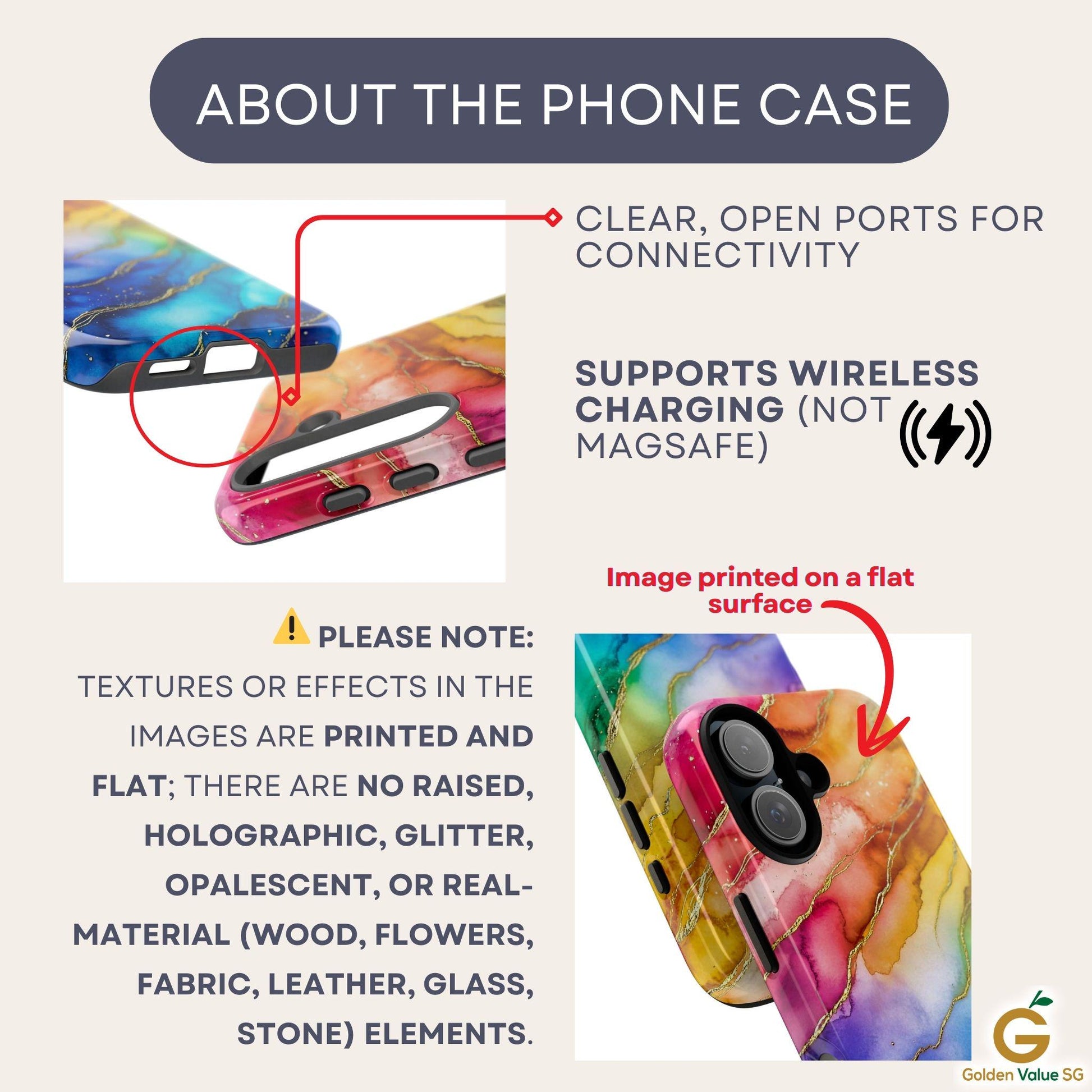 Rainbow Ink Pattern Aesthetic Phone Case, Colorful Phone Cover, For iPhone 15 14 13 12 Pro 11 XR Samsung S24 S23 Galaxy Google Pixel 8 7 6 5
