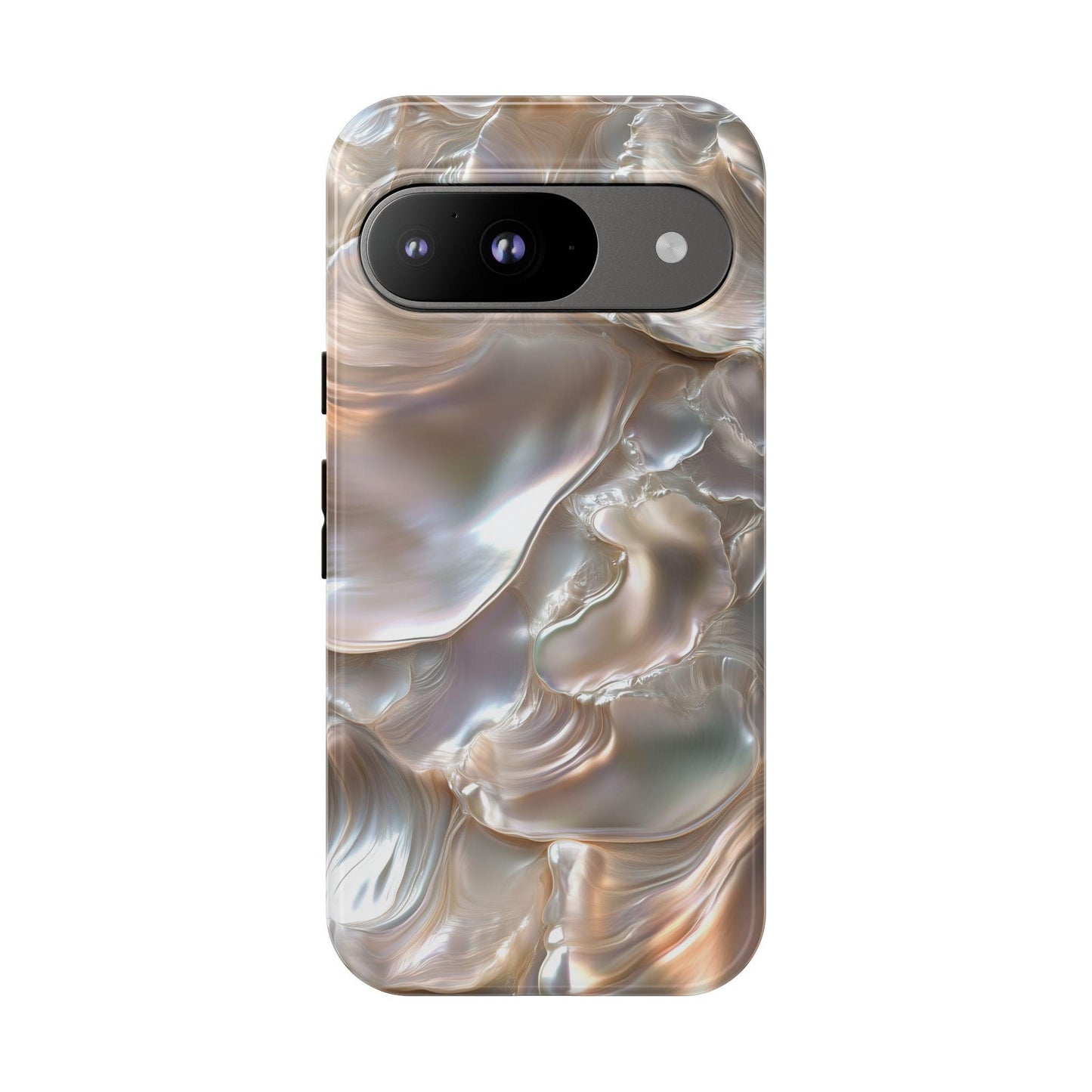 June Birthstone Mother of Pearl Phone Case, Cover For iPhone 15 14 13 Pro Samsung S24, S23 Google Pixel, Pearlescent Gift For Pearl Lovers