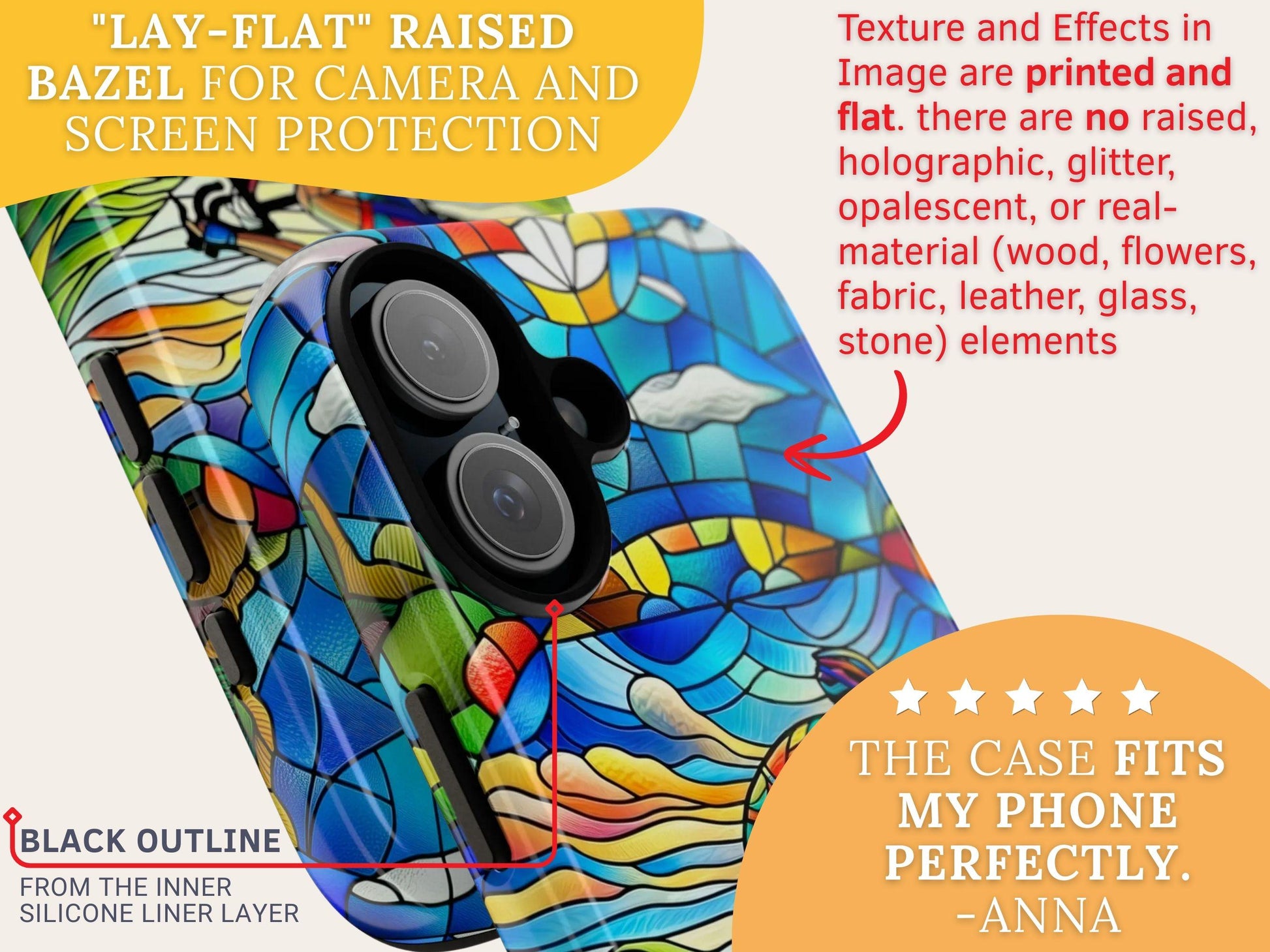 Female Cyclist Cycling Phone Case, Faux Stained Glass Cover For iPhone 16 15 14 13 Pro Samsung Pixel, Birthday Xmas Gift For Bicycle Lovers