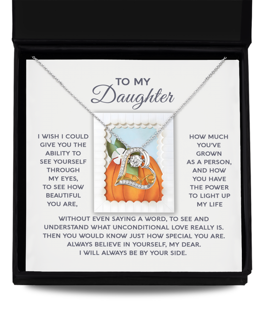 Daughter-How Special - Love Dancing Necklace