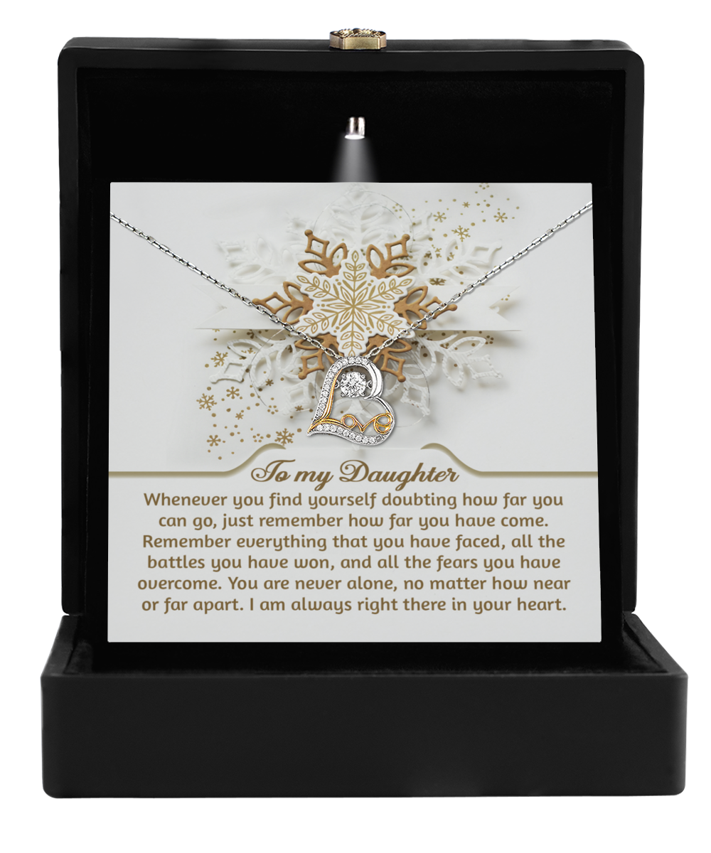 Daughter-You Can Go- Love Dancing Necklace