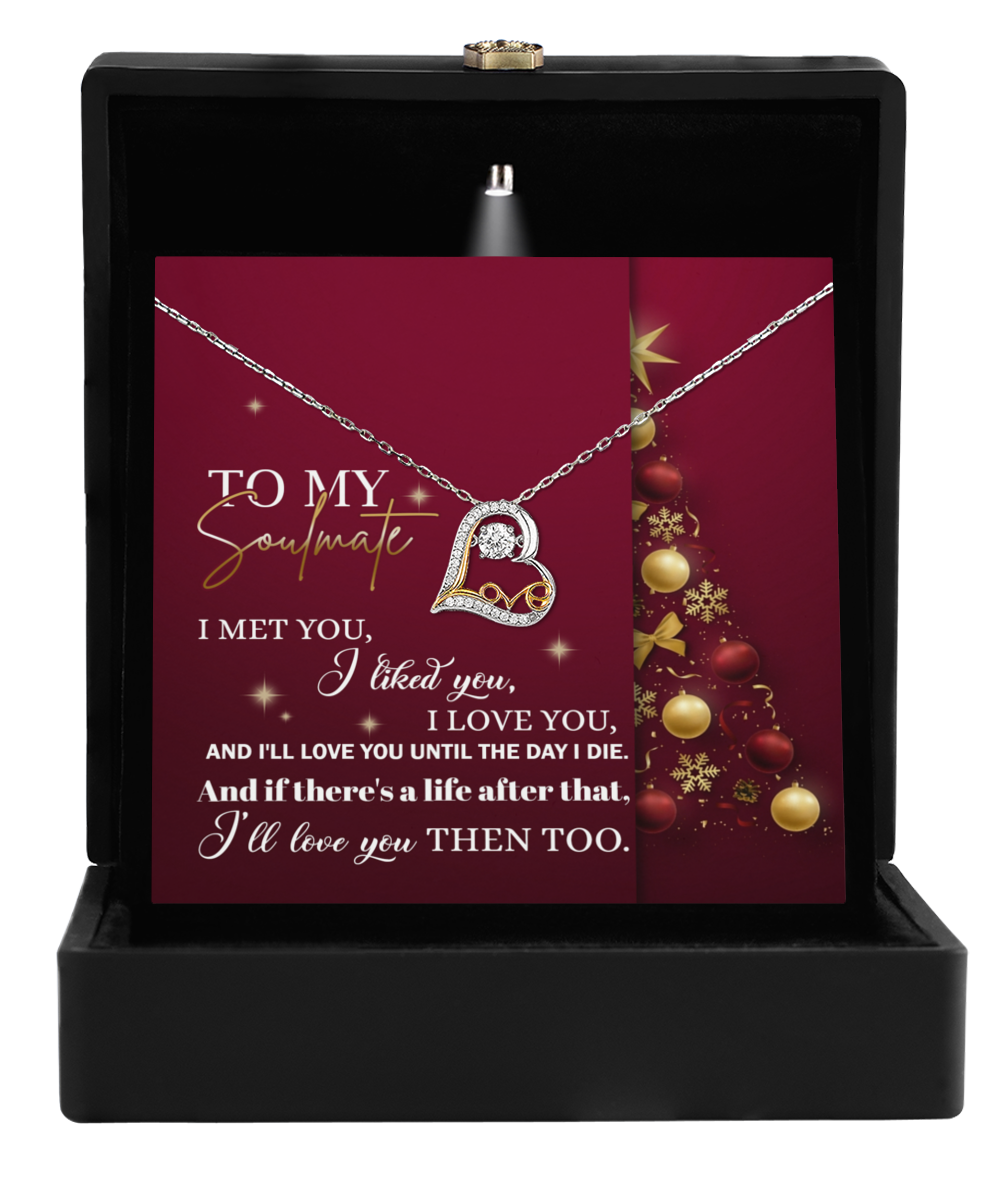 Soulmate-Love You Then - Love Dancing Necklace