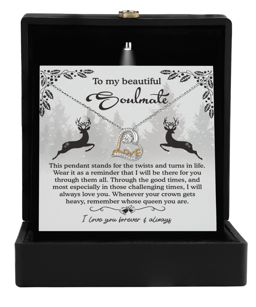 Soulmate-A Reminder - Love Dancing Necklace