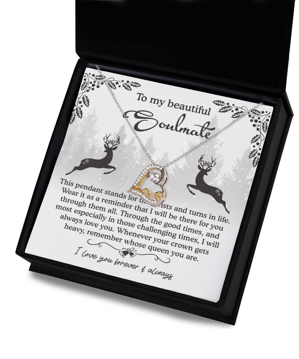 Soulmate-A Reminder - Love Dancing Necklace