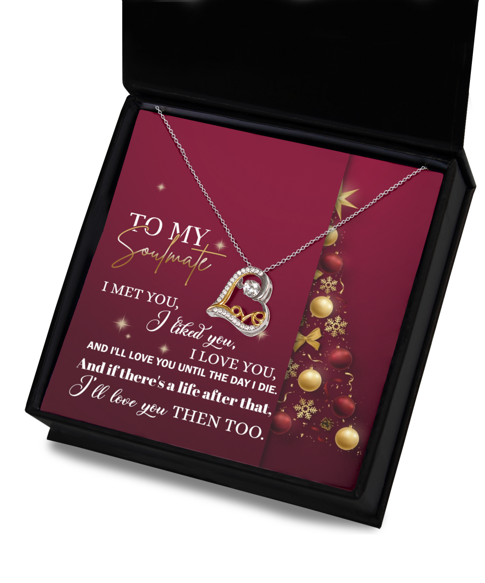 Soulmate-Love You Then - Love Dancing Necklace