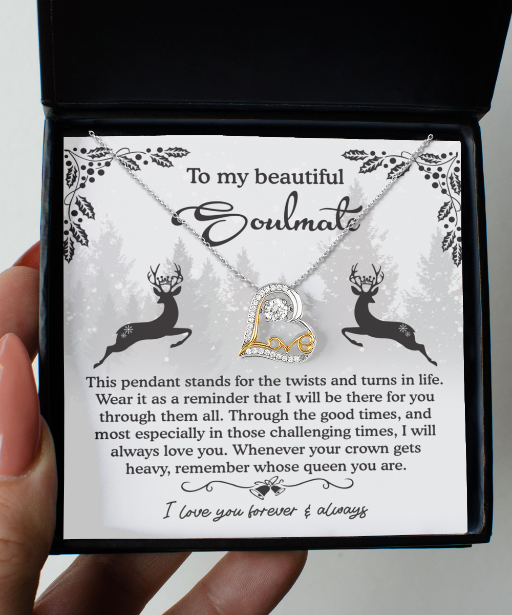 Soulmate-A Reminder - Love Dancing Necklace