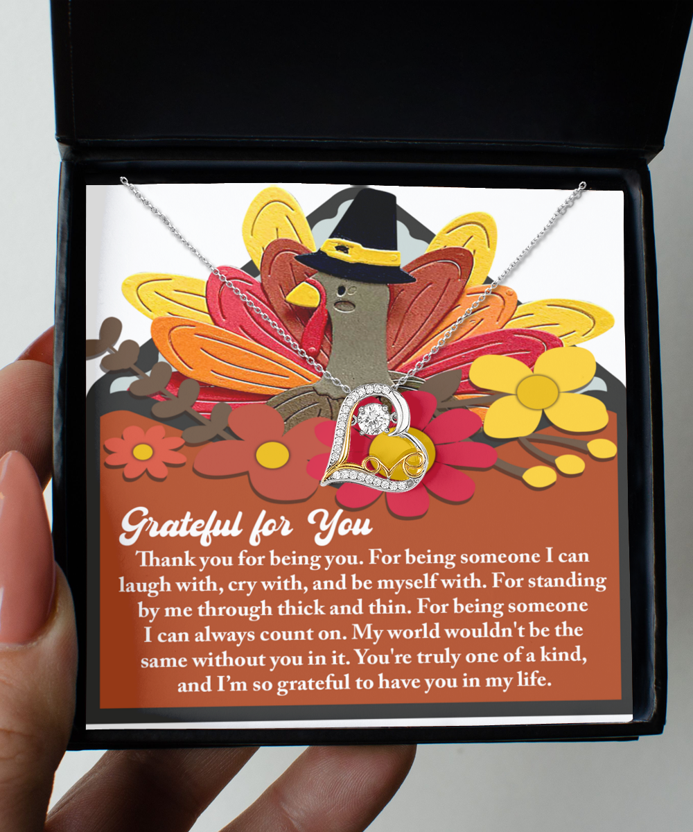 Thanksgiving-Being You - Love Dancing Necklace