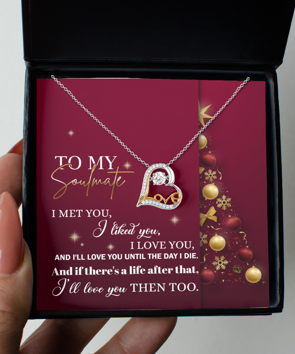 Soulmate-Love You Then - Love Dancing Necklace