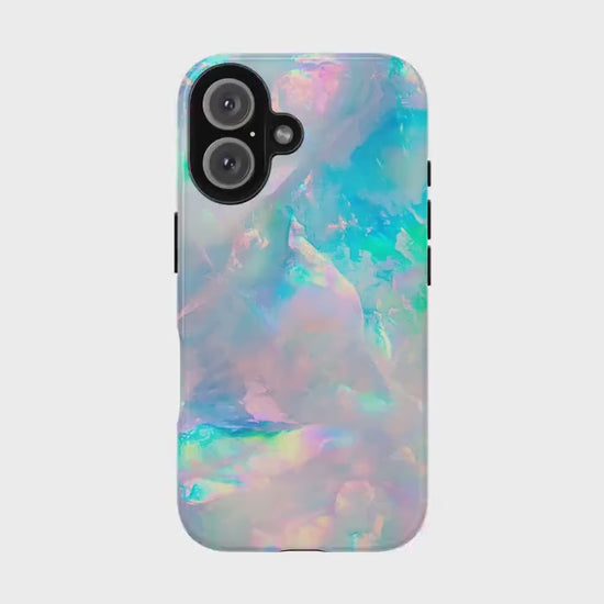 Pastel Opal Phone Case - Aesthetic Mobile Cover For iPhone 16 15 14 13 Plus Pro Max Samsung Galaxy Pixel, Trendy Girly Gift For Opal Lovers