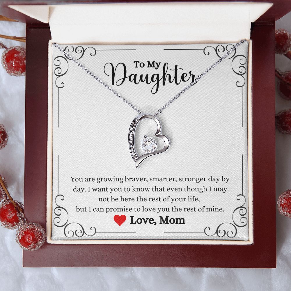 A Love You The Rest of Mine Forever Love Necklace - Gift for Daughter from Mom by ShineOn Fulfillment.