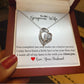 A ShineOn Fulfillment gift box with the You Complete Me Forever Love Necklace - To Wife from Husband.