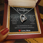 A ShineOn Fulfillment gift box with the I Love You Forever And Always Forever Love Necklace - For Daughter From Mom.