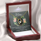 A To Mom - You Were My First Friend - Forever Love Necklace in a wooden box from ShineOn Fulfillment.